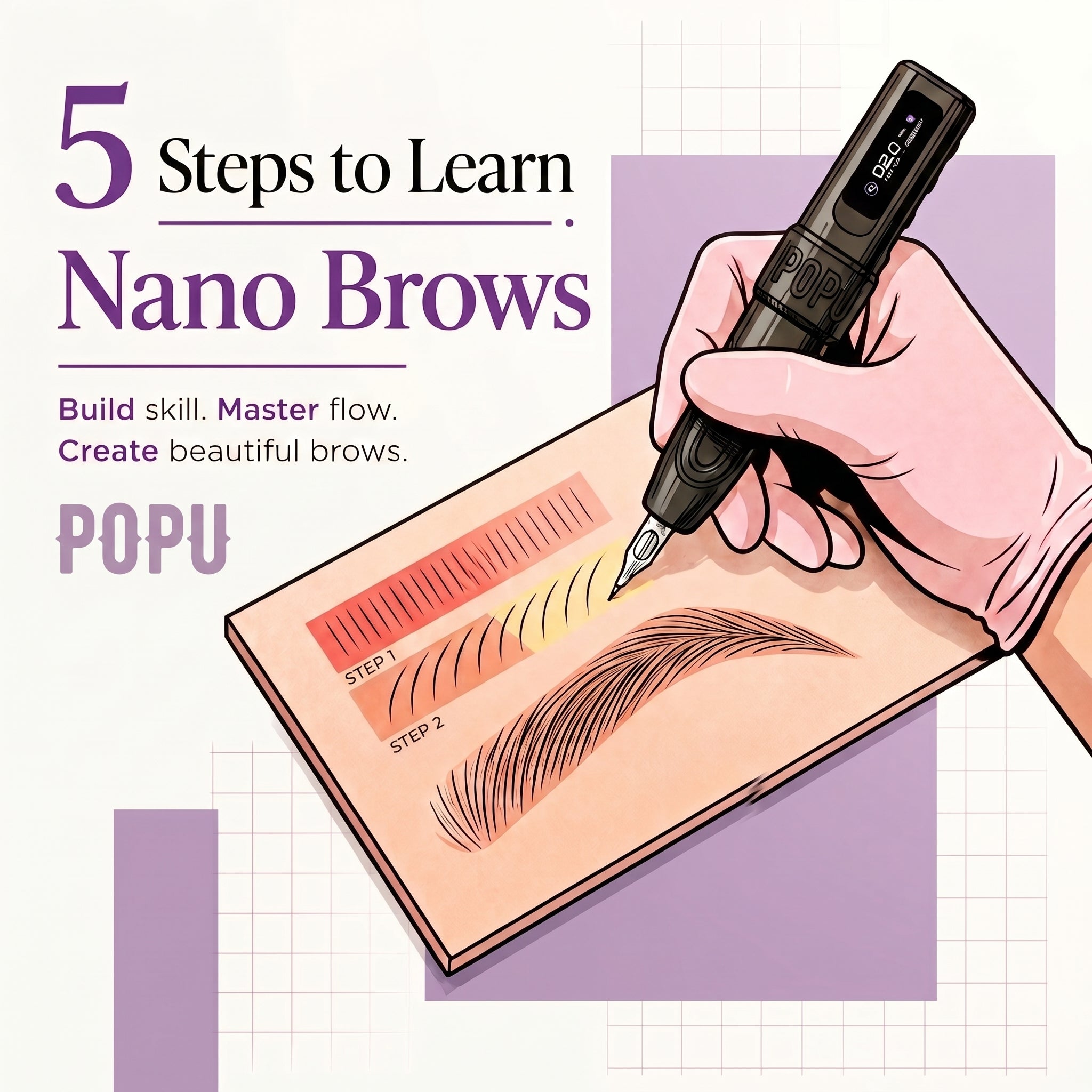 5 Steps to Learn Nano Brows