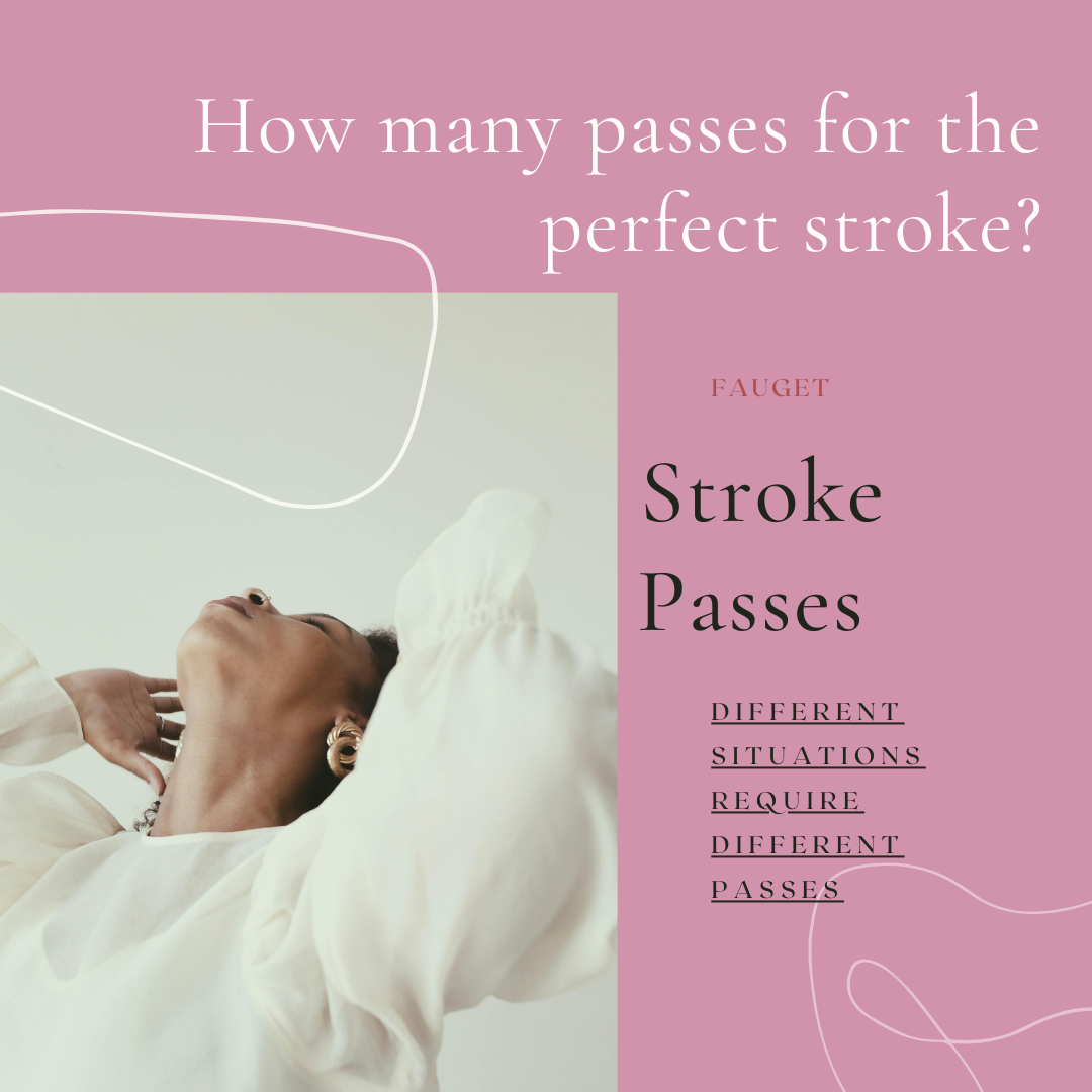 How many passes for the perfect stroke--POPUmicrobeauty