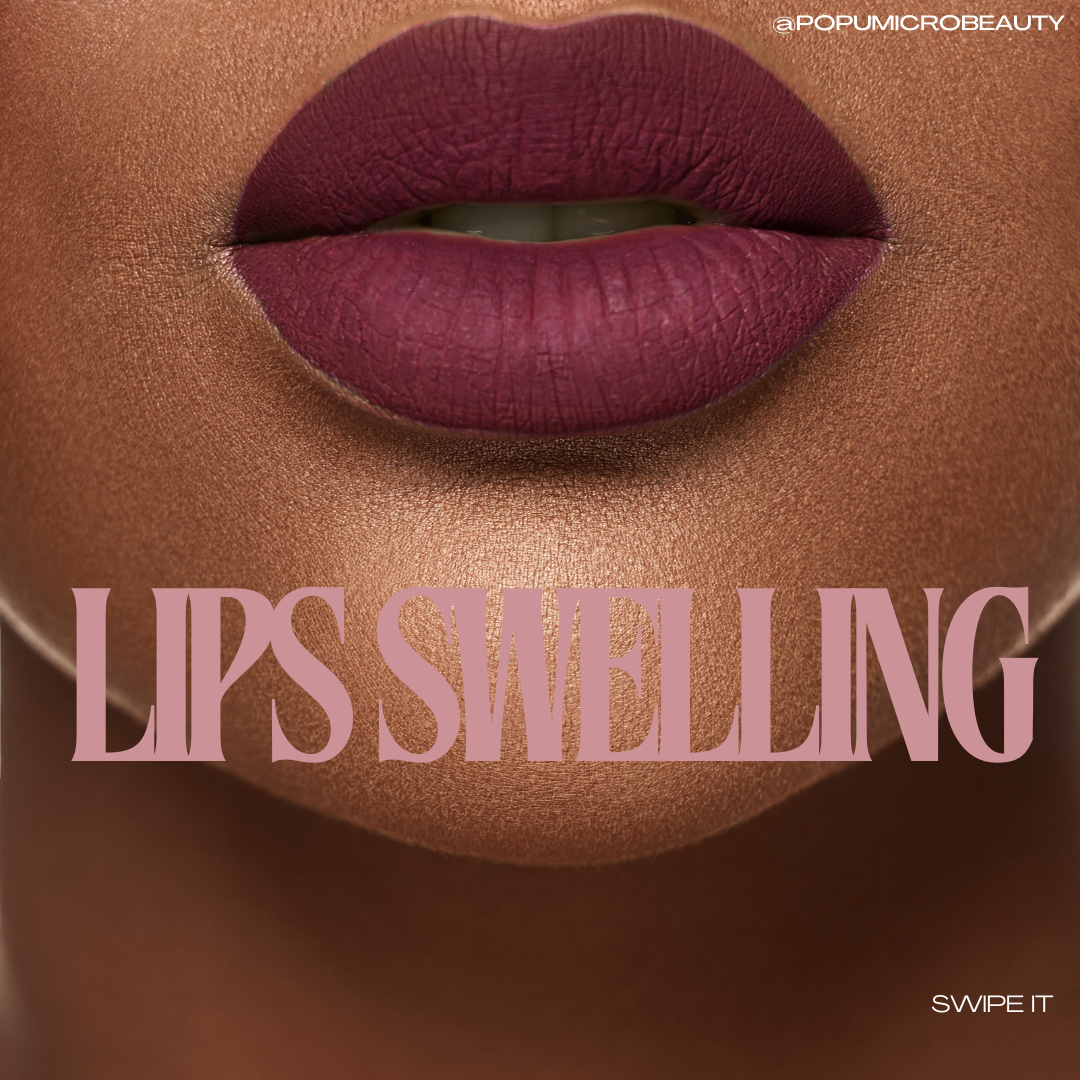 How to minimize swelling and How to handle the bleeding during Nano application popumicrobeauty