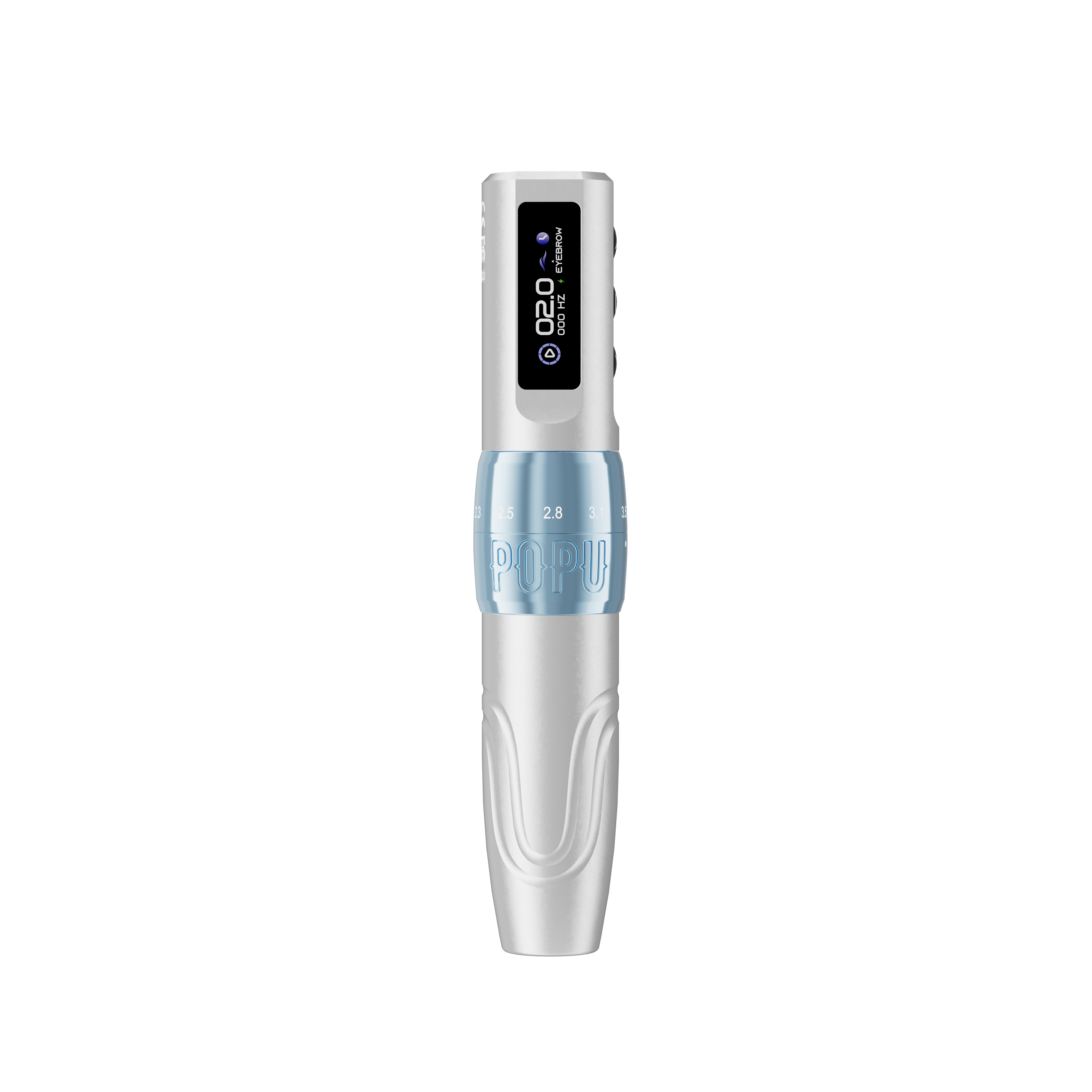 POPU MINI DIVA Pro Adjustable Stroke Wireless PMU Machine — 2.0–3.5mm