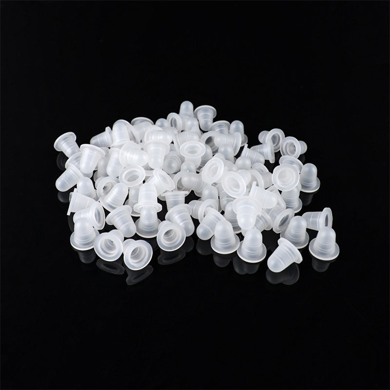 POPU Disposable Soft Silicone Ink Cups & Disposable Ink Cup Holder - POPU MICRO BEAUTY