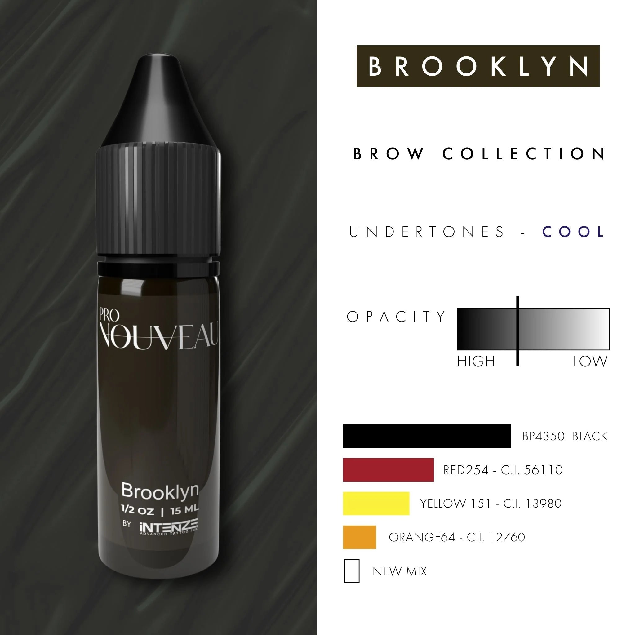 Pro Nouveau - Brows Pigment Full Set - POPU MICRO BEAUTY