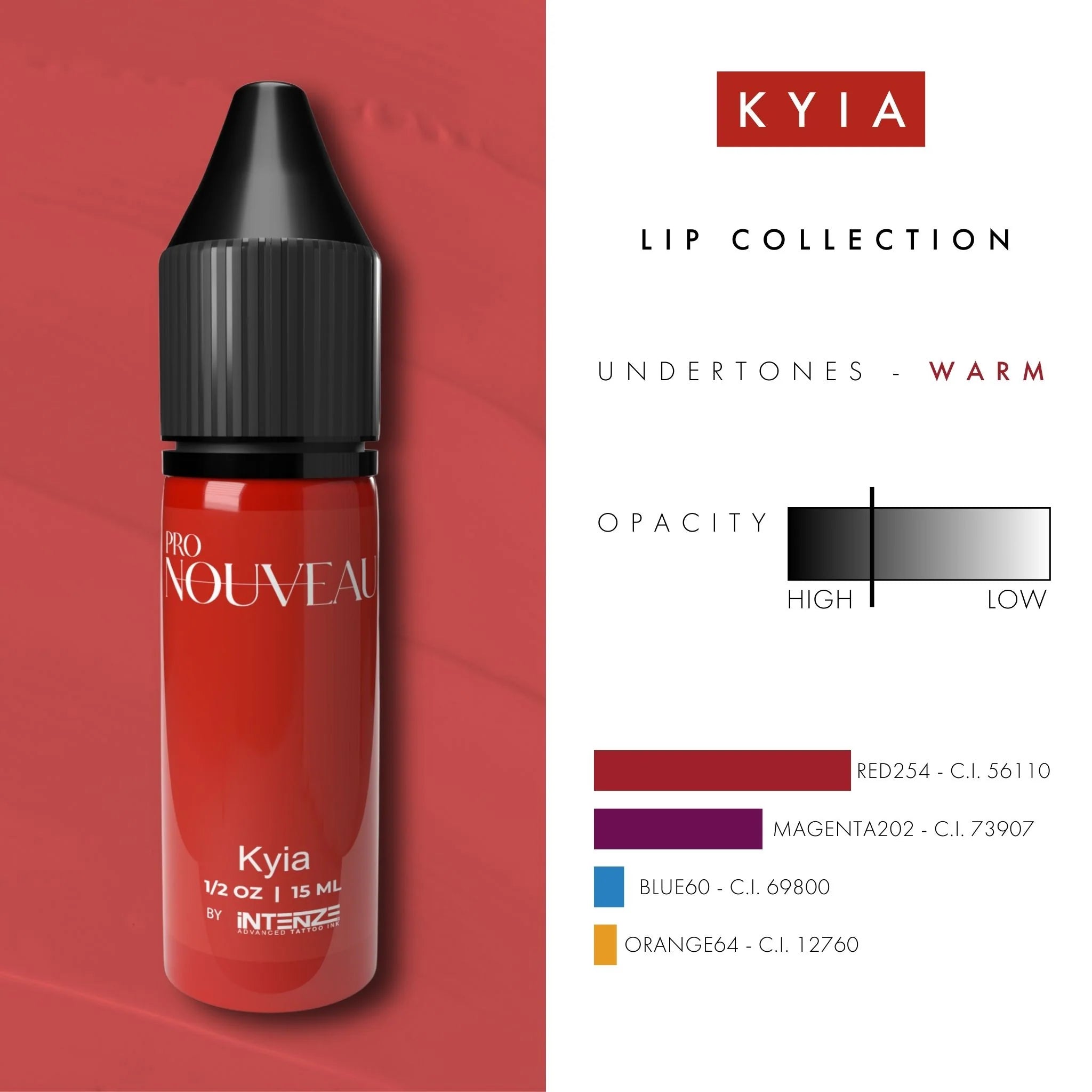 Pro Nouveau - Kyia - Lips Pigment - POPU MICRO BEAUTY