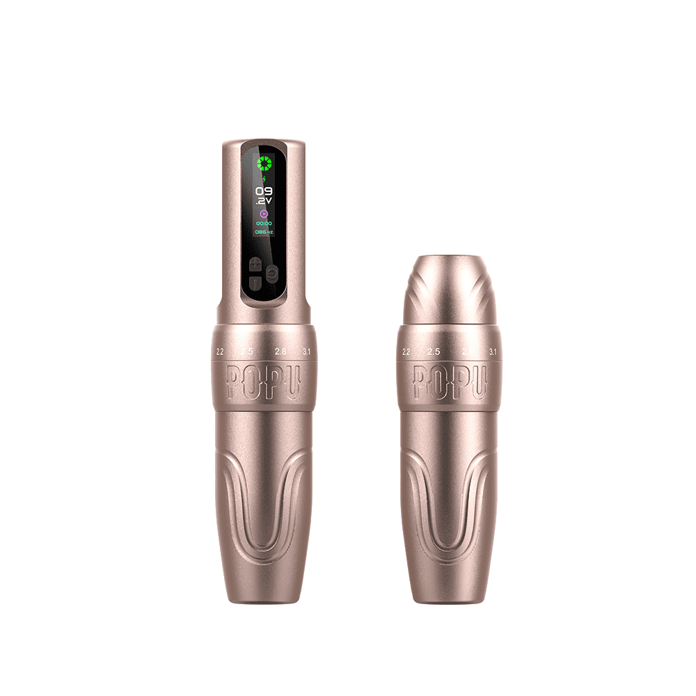 POPU DIVA Adjustable Stroke wireless PMU Pen Machine - POPU MICRO BEAUTY