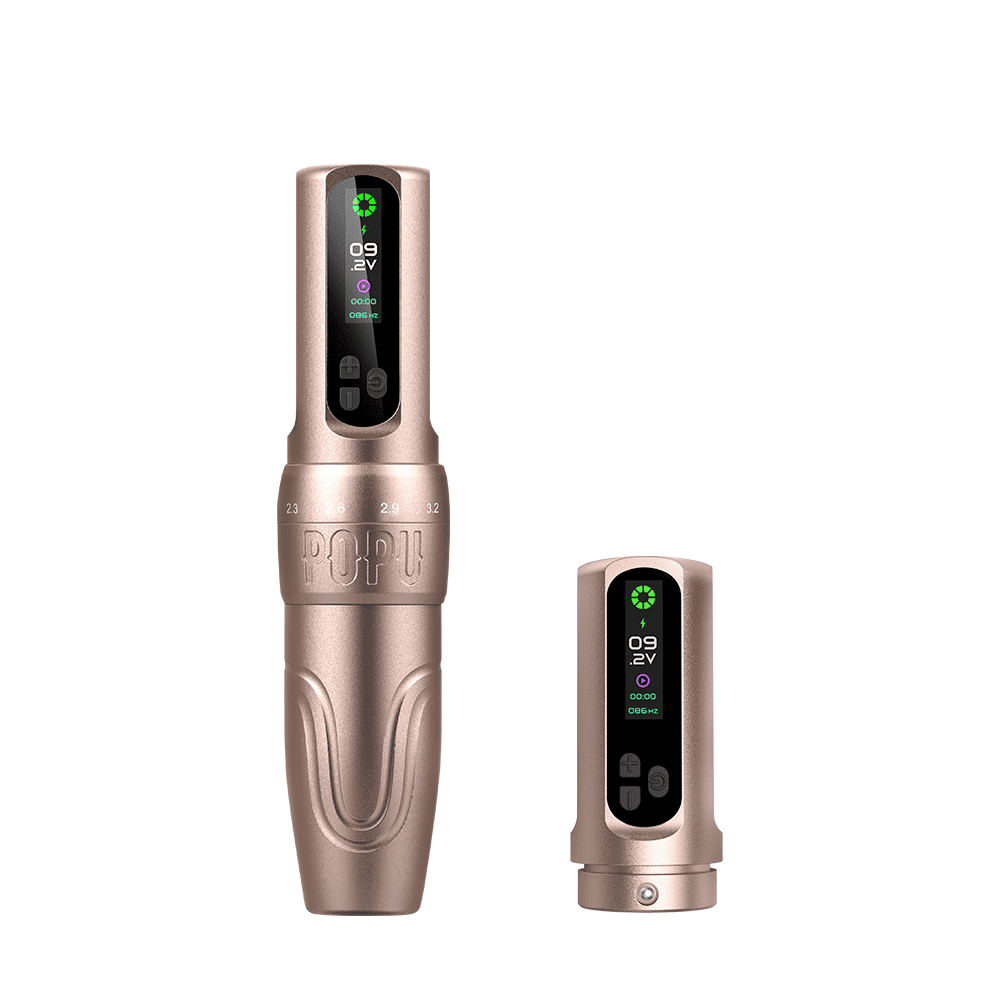 POPU DIVA Adjustable Stroke wireless PMU Pen Machine - POPU MICRO BEAUTY