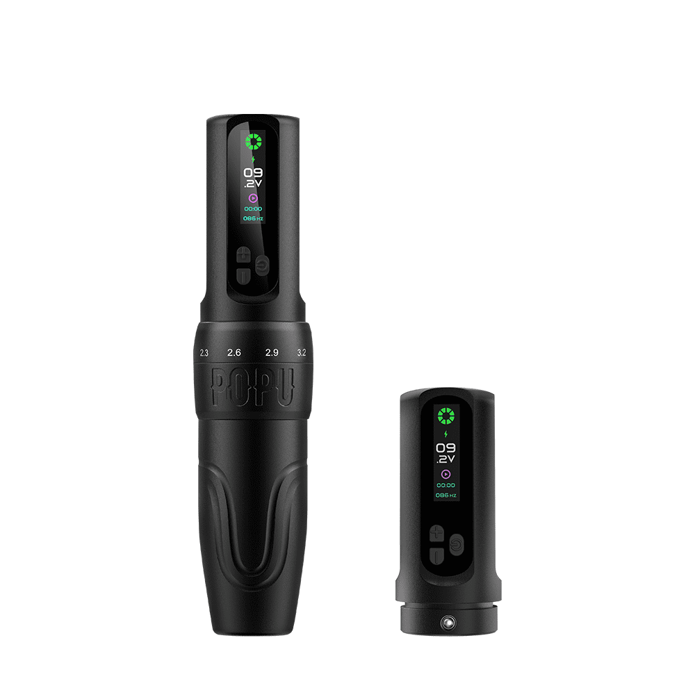 POPU DIVA Adjustable Stroke wireless PMU Pen Machine - POPU MICRO BEAUTY