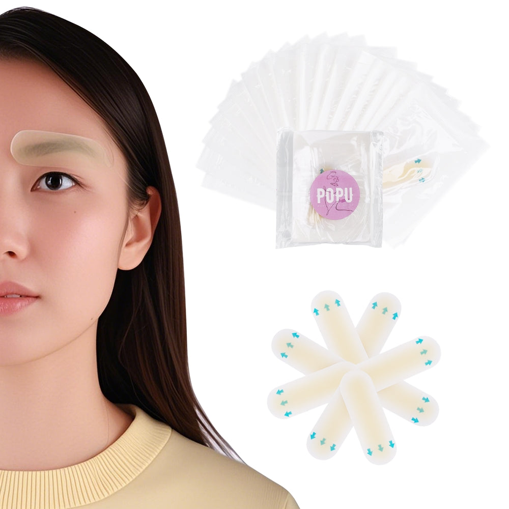 POPU PMU Mimic Eyebrow Transfer Practice Sticker - POPU MICRO BEAUTY