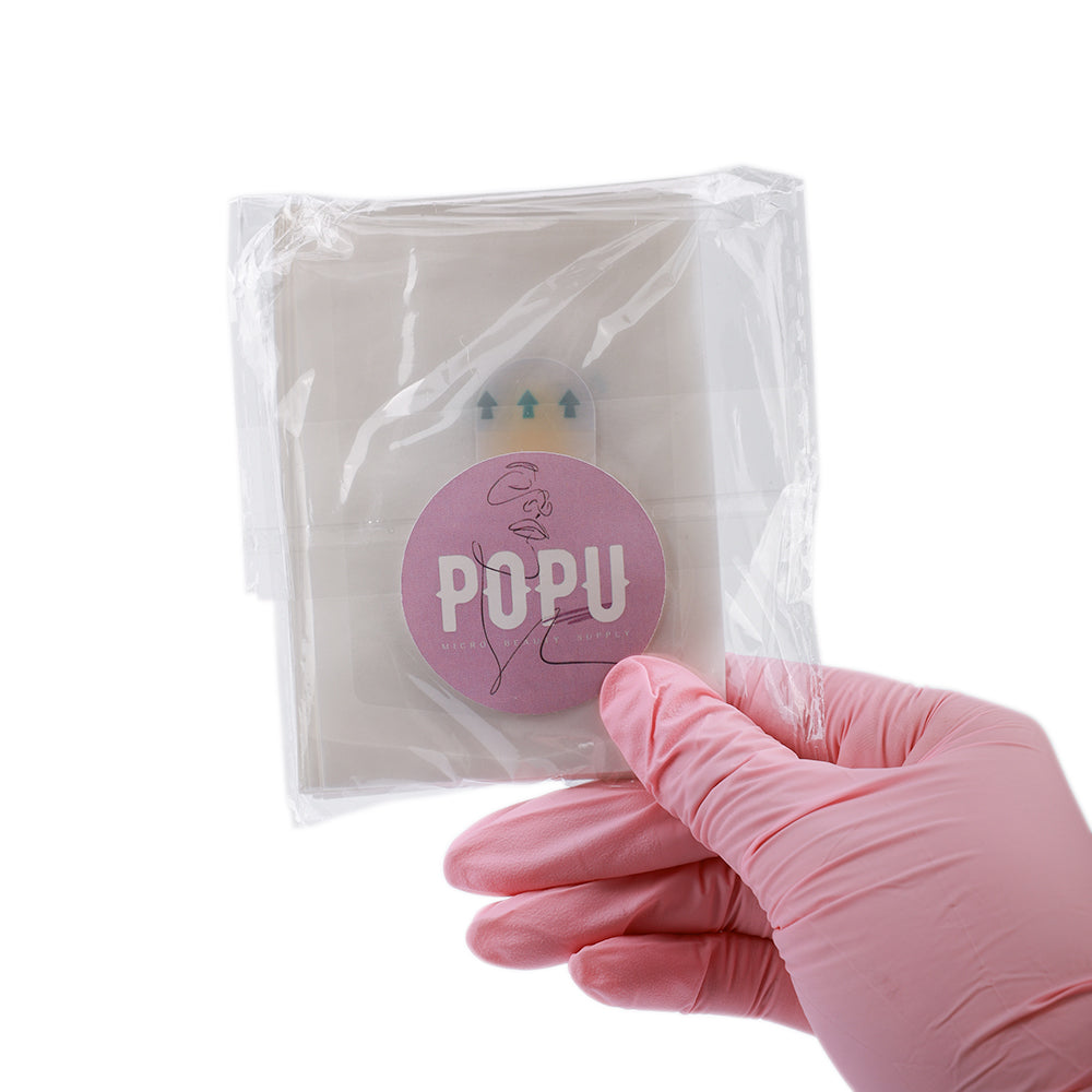POPU PMU Mimic Eyebrow Transfer Practice Sticker - POPU MICRO BEAUTY