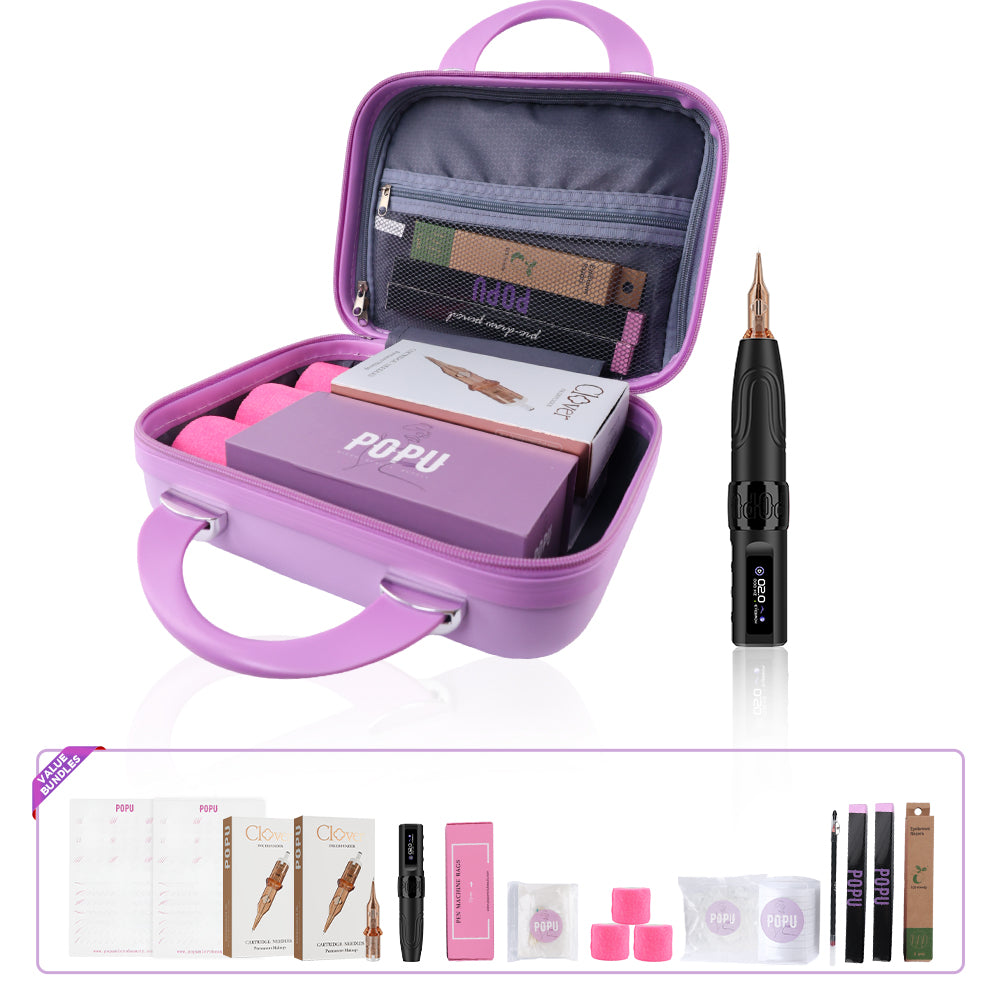 POPU Mini Diva 3.5mm Stroke Essential Professional PMU Kits - POPU MICRO BEAUTY
