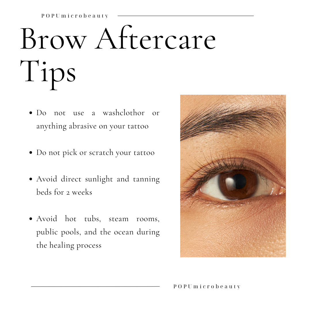 POPU Brow Aftercare Healing Gel