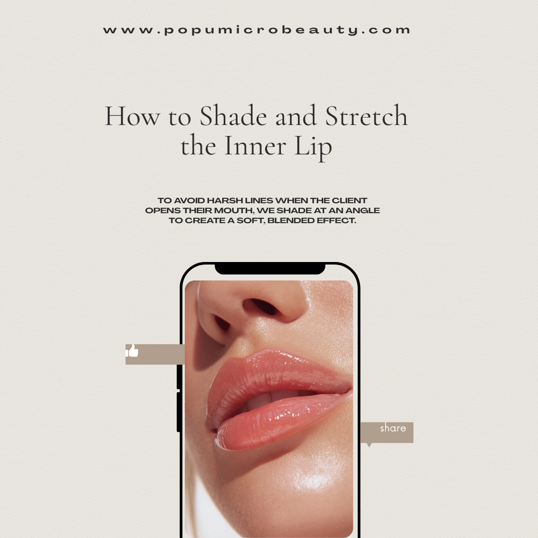 POPU Tips(47)--How to Shade and Stretch the Inner Lip