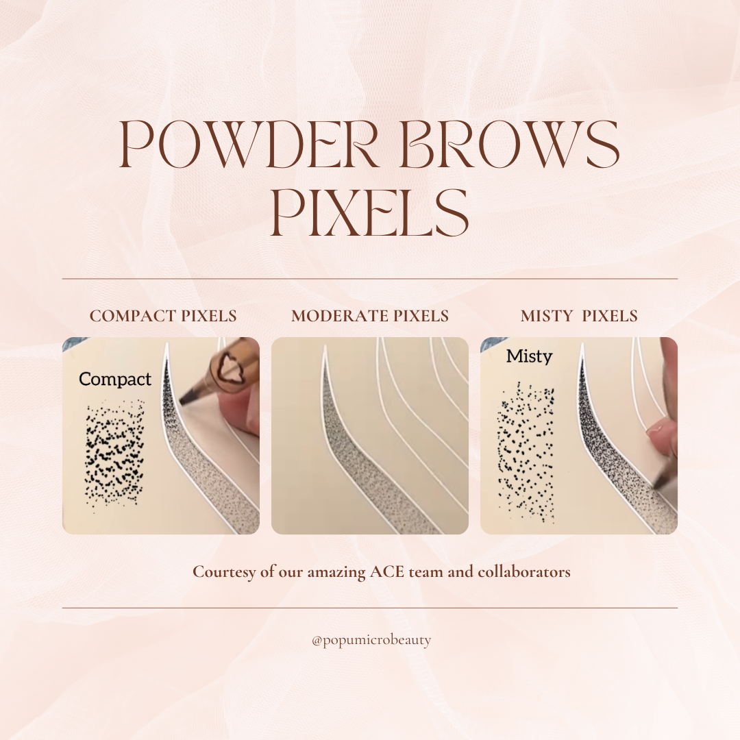 why get zebra stripes on powder eyebrow and how to fix it-popumicrobeauty
