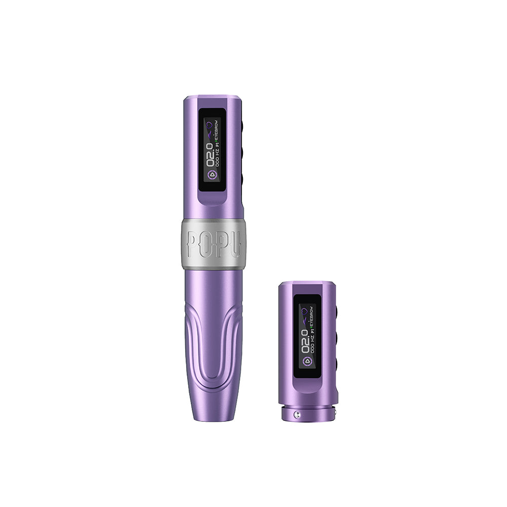 POPU MINI DIVA 2V Start-up Wireless PMU Machine with 3.0mm Stroke Permanent makeup - POPU MICRO BEAUTY