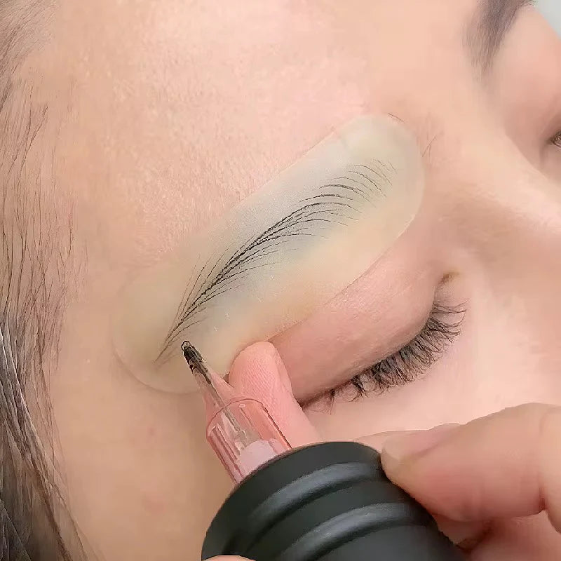 POPU PMU Mimic Eyebrow Transfer Practice Sticker