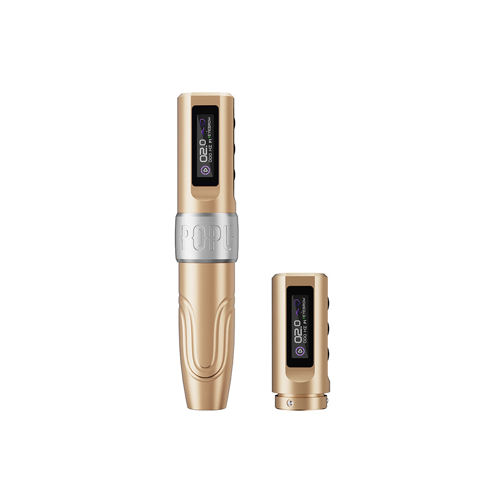 POPU MINI DIVA 2V Start-up Wireless PMU Machine with 3.0mm Stroke Permanent makeup - POPU MICRO BEAUTY