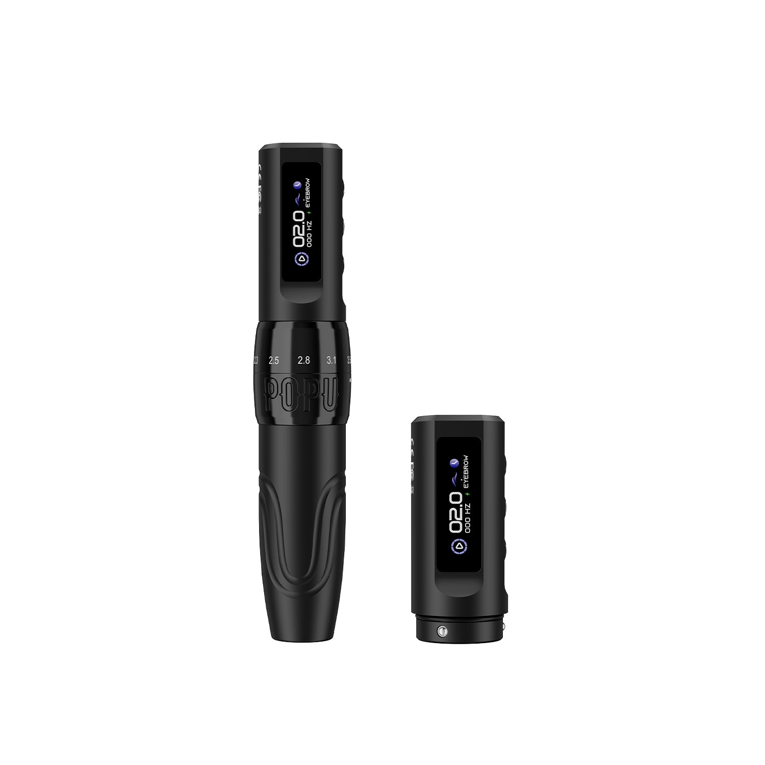POPU MINI DIVA Pro Adjustable Stroke Wireless PMU Machine — 2.0–3.5mm