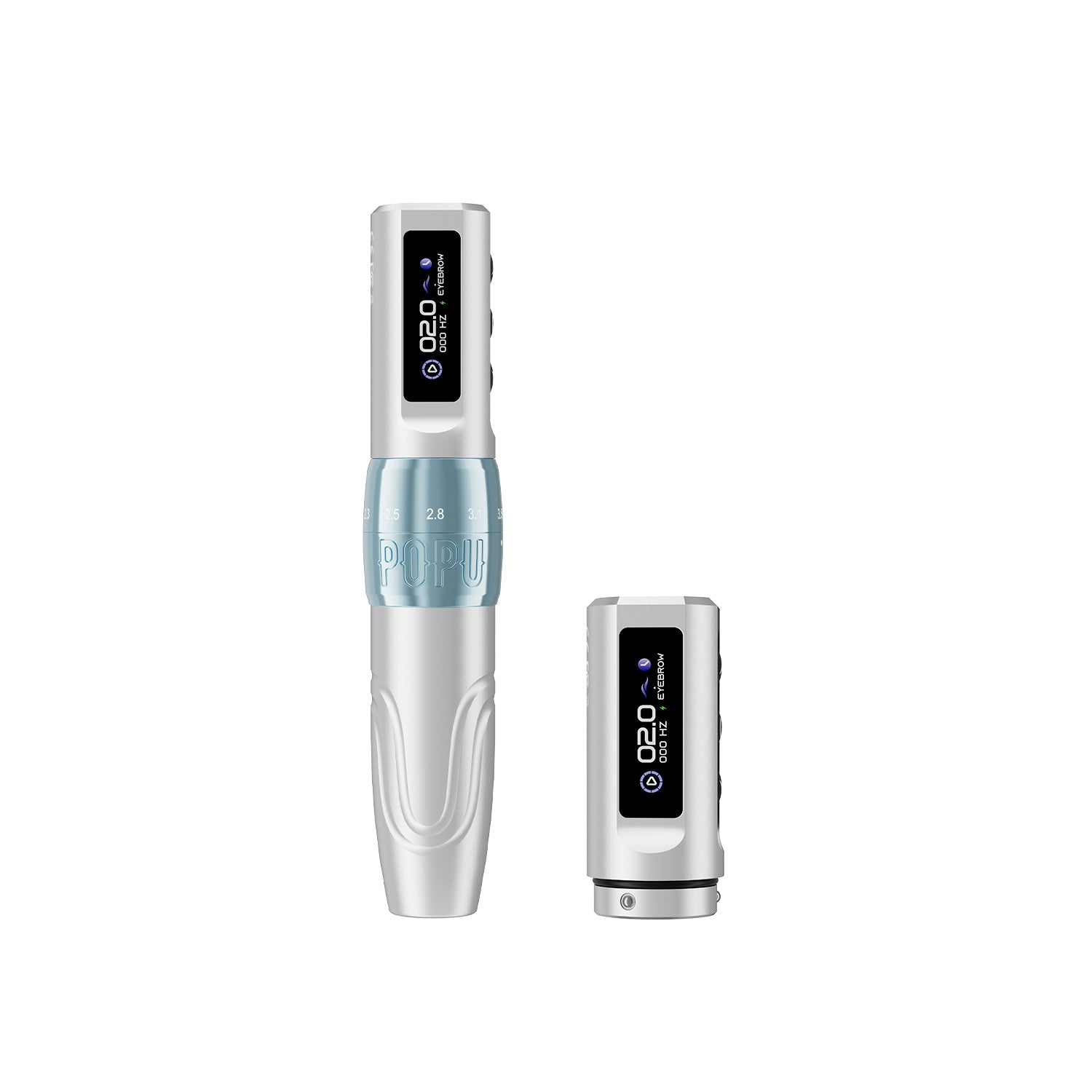 POPU Mini DIVA ワイヤレスタトゥーマシン POPU MINI DIVA Pro Adjustable Stroke Wireless PMU Machine — 2.0