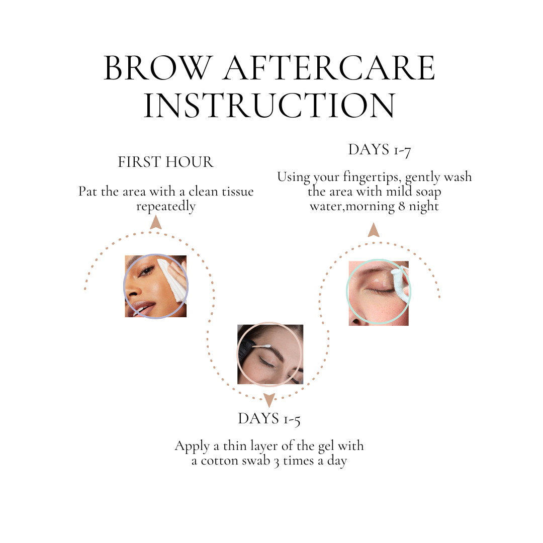 POPU Brow Aftercare Healing Gel