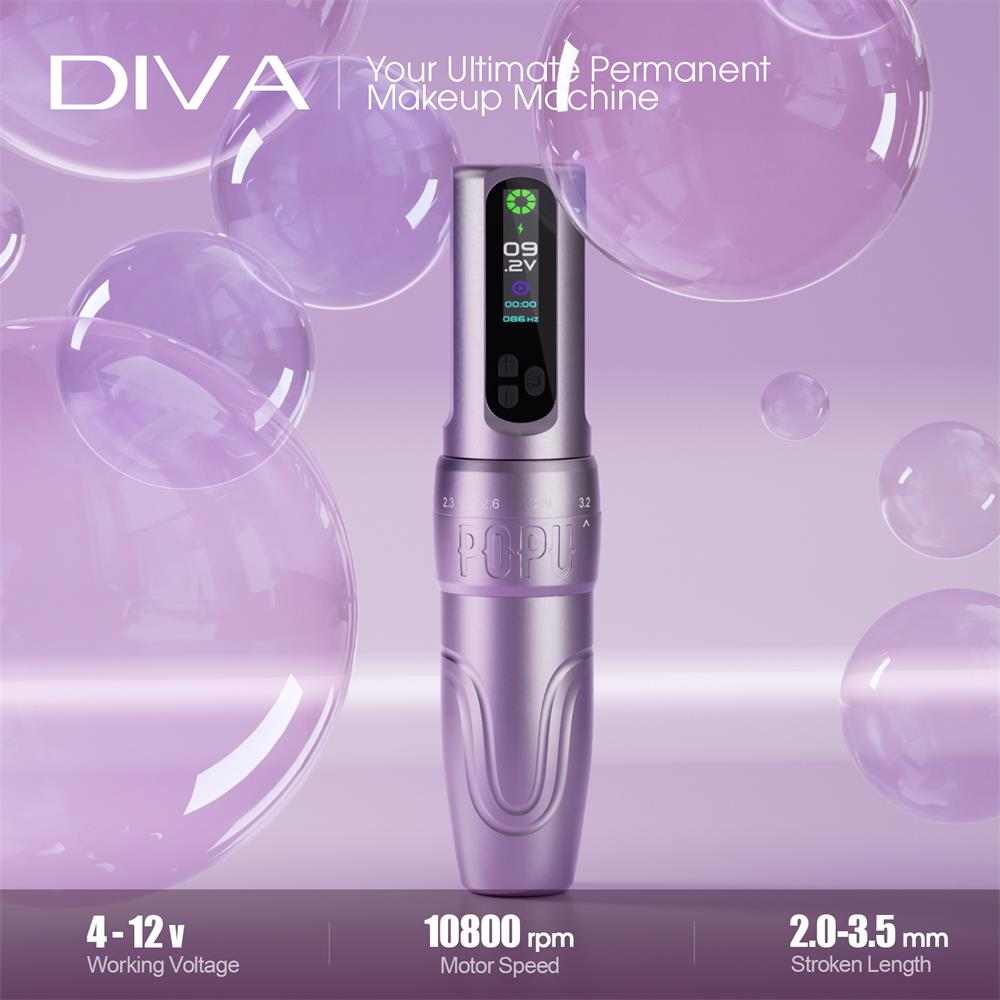 POPU DIVA 調整可能なストローク ワイヤレス PMU ペン マシン